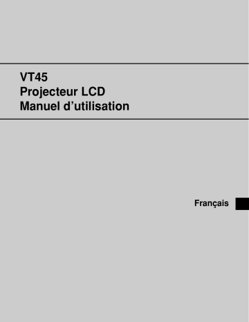 Manuel du propriétaire | NEC VT45 Manuel utilisateur | Fixfr