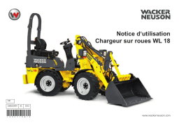 Wacker Neuson WL18 Articulated wheel loader Manuel utilisateur