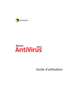 Symantec Norton AntiVirus 2003 Manuel utilisateur