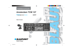 Blaupunkt amsterdam tcm 127 Manuel utilisateur