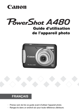 Canon PowerShot A480 Manuel utilisateur