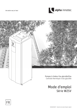 Alpha innotec WZSV Manuel utilisateur