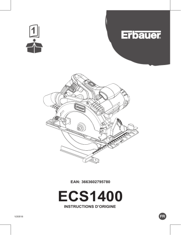 Erbauer ECS1400 Manuel utilisateur | Fixfr