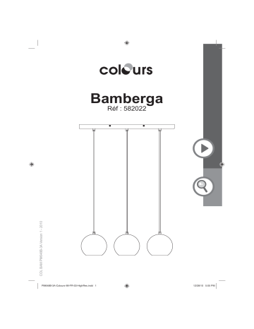 Colours Bamberga Mode d'emploi | Fixfr