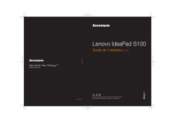 Manuel du propriétaire | Lenovo IDEAPAD S100 Manuel utilisateur | Fixfr