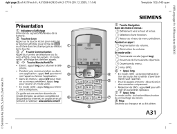 Siemens A31 Manuel utilisateur