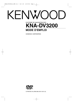 Kenwood KNA-DV3200 Manuel utilisateur