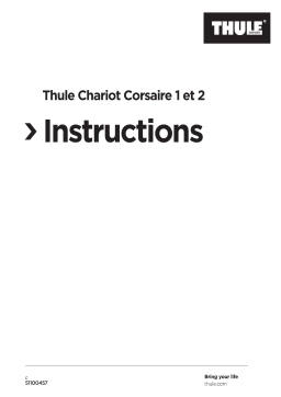 Thule Chariot Corsaire 1 Manuel utilisateur