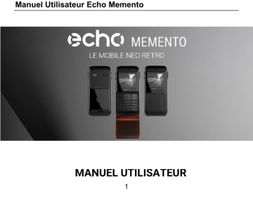 Mode d'emploi | Echo Mobiles Memento Manuel utilisateur | Fixfr