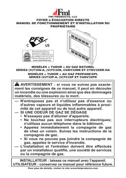 FMI VT32PBA1 Fireplace Manuel utilisateur