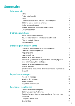 Huawei Band 3 Manuel utilisateur
