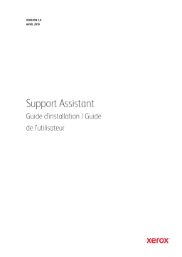 Xerox Support Assistant App Guide d'installation