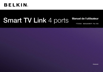 Manuel du propriétaire | Belkin SMART TV LINK 4 PORTS Manuel utilisateur | Fixfr