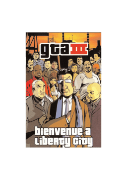 GAMES PC GTA III Manuel utilisateur