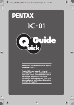 Pentax Série K-01 Manuel utilisateur