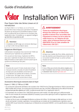 Valor GV60WiFi Manuel utilisateur