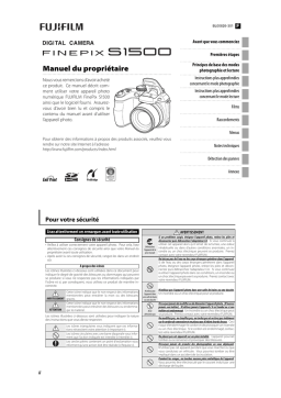 Fujifilm FinePix S1500 Mode d'emploi