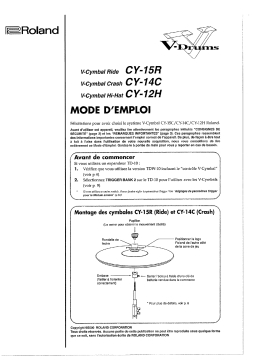 Roland CY-12H Manuel utilisateur