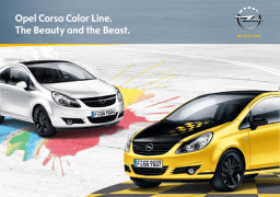 Opel CORSA COLOR LINE Manuel utilisateur