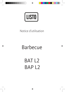 Listo BARBECUE BAP L2 Manuel utilisateur