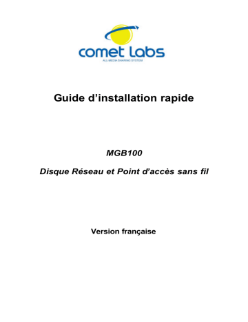 Manuel du propriétaire | Comet Labs MGB100 Manuel utilisateur | Fixfr