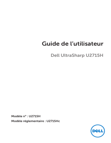 Dell U2715H electronics accessory Manuel utilisateur | Fixfr