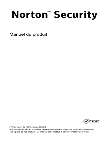 Symantec Norton Security Mode d'emploi | Fixfr