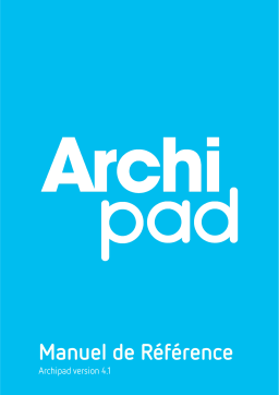 BIGSOOL Archipad version 4.1 Manuel utilisateur