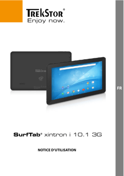 Trekstor SurfTab Xintron i 10.1 3G Manuel utilisateur