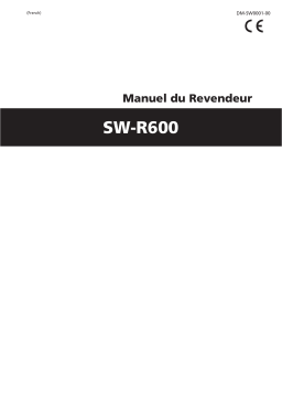 Shimano SW-R600 Interrupteur de changement de vitesses Manuel utilisateur