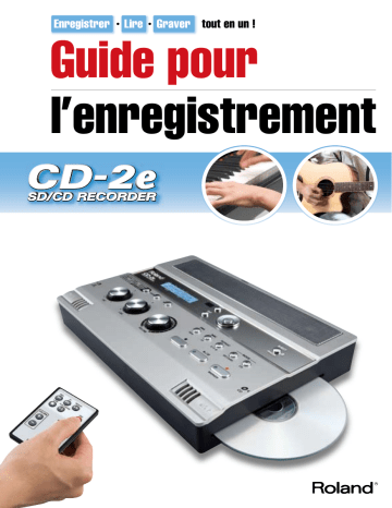 Manuel du propriétaire | Roland CD-2e Manuel utilisateur | Fixfr