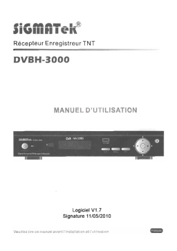 SIGMATEK DVBH-3000 Manuel utilisateur