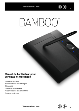 Wacom BAMBOO Manuel utilisateur