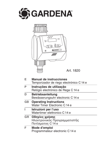 Gardena C 14 e Manuel utilisateur | Fixfr