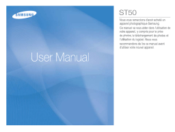 Samsung ST50 Manuel utilisateur