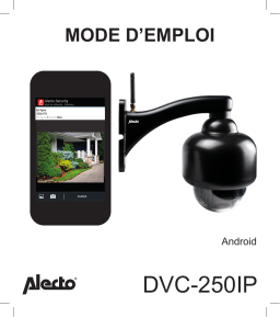 Alecto DVC-250IP - Android Manuel utilisateur