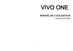 Blu Vivo One Manuel du propriétaire