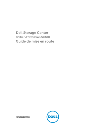 Dell Storage SC180 storage Guide de démarrage rapide | Fixfr