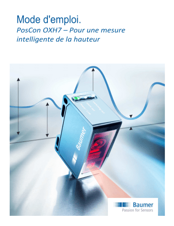 Mode d'emploi | Baumer OXH7-Z0150.HI0720.EK Light-section sensor Manuel utilisateur | Fixfr