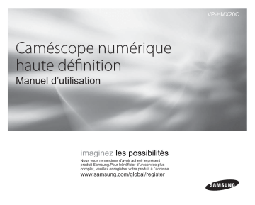 Mode d'emploi | Samsung VP HMX20C Manuel utilisateur | Fixfr