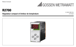 Gossen MetraWatt R2700 Operating instrustions