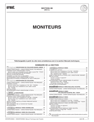 urmet domus MT101-015 F - Interphones et videophones Manuel utilisateur | Fixfr