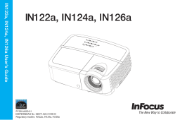 Infocus IN124A Manuel utilisateur