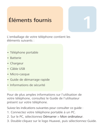 Huawei U8230 Manuel utilisateur | Fixfr