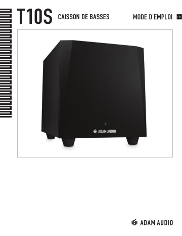 Adam T10S Subwoofer Manuel utilisateur | Fixfr