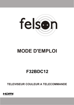 Felson F32BDC12 Téléviseur LCD Manuel utilisateur