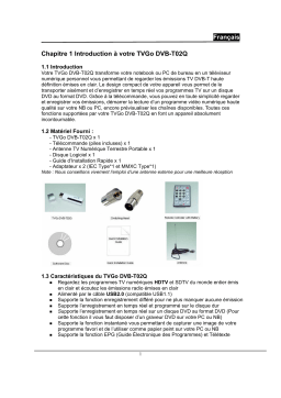 Genius TVGO DVB-T02Q Manuel utilisateur