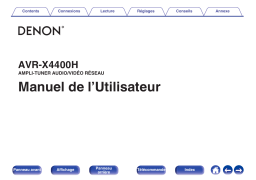 Denon AVR-X550BT Manuel utilisateur