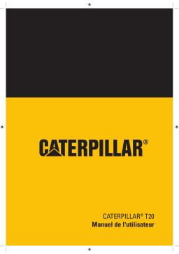 Caterpillar Série CAT T20 Manuel utilisateur