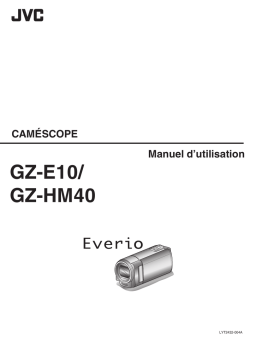 JVC Everio GZ-HM40 Manuel utilisateur